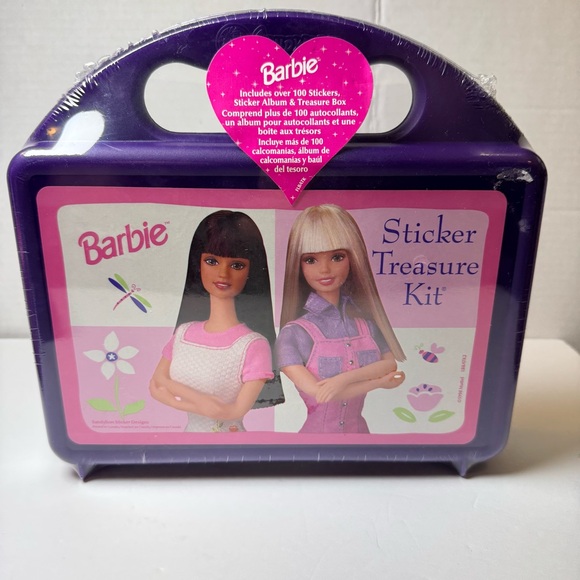 Vintage 1998 Sandylion Barbie Sticker Treasure Kit BATK2 Barbie Springtime - Picture 1 of 6
